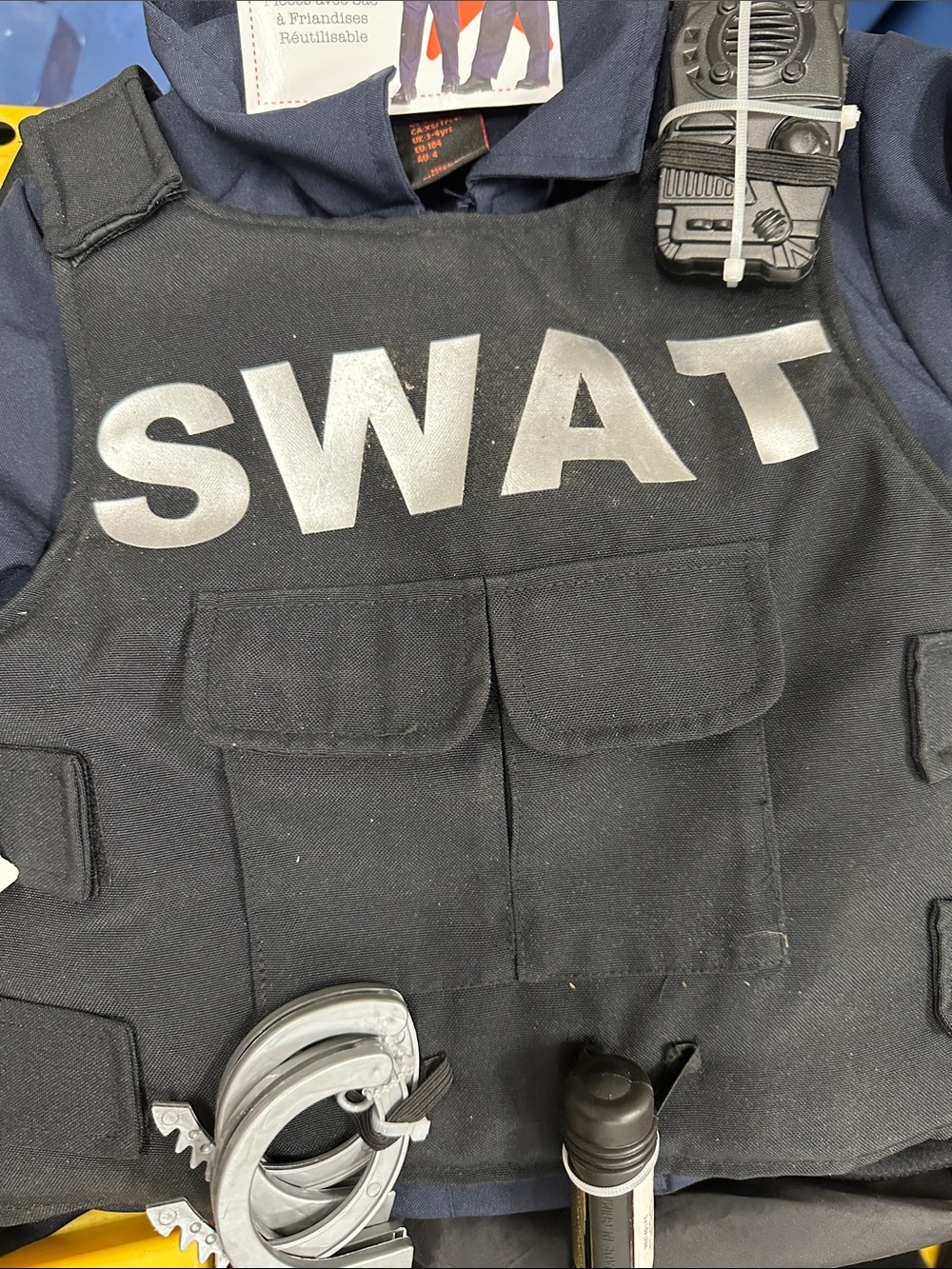 NWT Authentic Kids SWAT police officer costume size xs 4